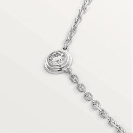 Colgante Cartier d'Amour, diamante talla brillante, tamaño mini